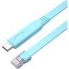 10Gtek Cisco USB Console Cable Type-c RS232 to RJ45 Console Cable with FTDI chip, 1.8m / 5.94ft