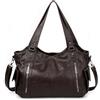 Focenat Borsa Donna Grande, PU Pelle Borsa Tote Donna Vintage Borsa a Tracolla | Borsa da Donna Borsa a Mano con Tracolla da Donna, Borsa Bauletto Sacchetto Borsa a Spalla per Shopping Viaggi Ufficio