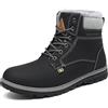 Mishansha Uomo Scarpe Invernali Donna Stivali da Neve Calda Impermeabili Outdoor Sneakers da Trekking Taglia 36-48 EU