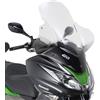FAR 4111DT D4111KIT|9 PARABREZZA VISIERA SCHERMO CUPOLINO PARAVENTO GIVI COMPATIBILE CON + ATTACCHI KAWASAKI J 125 300 2018 MOTO SCOOTER