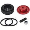 JNNJ Kit Di Eliminazione Del Tergicristallo Posteriore Dell'auto, Blocco Braccio Tergicristallo Posteriore Auto, Veicolo in Lega Di Alluminio Tergicristallo Posteriore Cancellare Plug Cover(Rosso)
