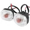 Fuicotto Frecce Luci Moto Compatibile Con Yamaha Per BWS 50 125 R R125 ZUMA 50F 50FX XR BeeWee MBK BOOSTER Indicatore Direzione Anteriore Lampadina Luce Segnalazione(Clear)