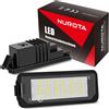 NUROTA Illuminazione targa compatibile Golf 7 6 5, Polo 9N 6R, Passat B8 B7 CC, Scirocco 3, Amarok, Eos, Phaeton, Beetle, Up - targa LED 1K8943021 D..