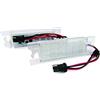 CARALL LE3342 Kit Luci Targa Led Bianco Canbus No Errore 12V 5W Attacco T10 Plug Play Senza Modifica