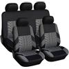 PASCVN Set coprisedili Auto, per Dacia Duster 2000-2014 2015 2016 2017 2018 2019 2020 2021 2023 2025 2026 Bordi Elasticizzati, Compatibile con Airbag Laterale, Lavabile in Lavatrice,A