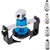 Jinfanshurich Set universale per lo spurgo dei freni, con adattatore da 22-58 mm, per lo spurgo del liquido dei freni per auto, moto, frizione