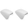 GROCKSTR 2X 1K8837879 5KD837879 Coperchio Cilindro Serratura Maniglia Porta Anteriore Sinistra per Golf 6 Superbo Bianca