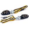 Maxtuned Miniled lampeggiante MXT Mini nero 12V ABE, compatibile con moto scootere