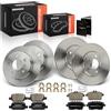 Frankberg 1 set freni incl. 4 dischi freno + 8 pastiglie freno Anteriore | Compatibile con: Classe B W245, Classe A W169