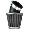 PSLER 40 mm Filtro a Cono PSLER Dell'aria Scooter Filtri Aria Moto Curva a 45 Gradi Attraverso Tubo Utilizzato universalmente per Motocross Pocket Bike(Verde)