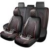 Chifeng Set completo, impermeabile, universale, adatto per Jeep Cherokee Compass Grand Cherokee Patriot Renegade Wrangler (rosso)