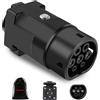 KWGARCIIT V2L Adattatore per MG4 MG5 BYD EVs, 16 A 220 V, adattatore da veicolo a | V2L per MG/BYD 3,5 kW, converte il connettore EV in presa Schuko, ideale per campeggio, viaggi o alimentazione di emergenza
