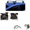 Generico COMPATIBILE CON Peugeot 5008 (Escl. Tetto Vetro) 5p 2011 (68.004) BARRE PORTATUTTO PER TETTO AUTO CON AGGANCIO DIRETTO BARRA 130CM IN ACCIAIO TETTO SENZA REALING+KIT MONTAGGIO