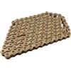 2EXTREME Catena rinforzata aperta colore oro 420x122 compatibile con Simson S50, S51 | Elemento in acciaio dorato, passo 420, 122 maglie; lunghezza facilmente adattabile alla misura, aprendo su pignone e corona.