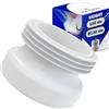 MONTERAL Manicotto di Collegamento per WC in Plastica Flessibile Ø130x100mm | Garanzia di 10 Anni - MONTERAL