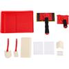 Ausla Kit per Bordatore Pittura, Pennello per Angoli, Pareti e Soffitti con 4 Forme, Vassoio da 7 Pollici e 5 Ricambi per Vernici a Base D'Acqua, Olio e Latex Compatibili