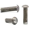 Screws City Ribattini in acciaio solido a testa tonda M2.5 (2,5mm x 10mm) DIN 660 (Confezione da 20) D03-04BC