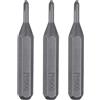 QUARKZMAN 3Pz PH000 Punte Avvitatore Phillips 5/32 Gambo Esagonale 28mm L | Acciaio S2, Testa a Croce Magnetica, Inserti per Avvitatore Esagonali Cacciaviti Elettrici e Manuali Riparazioni Precisione
