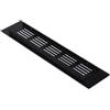 TopHomer Griglia di ventilazione rettangolare, 225 mm x 50 mm, in lega di alluminio, copertura di ventilazione da parete per cucina, zoccolo, armadio