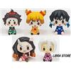 Bandai Raro Demonio Slayer Mini Figura 5PCS Set Chokonokko Ichiban Kuji 2022 From Japan