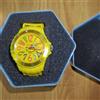 Hello Kitty x AMONISA Orologio analogico esagonale Hello Kitty x AMONNISA silicone giallo blu...