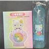 Sanrio Hello Kitty Lotteria Orologio da Tavolo Bottiglia Acqua Set di 2...