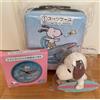 Sanrio Snoopy July Lottery set 3 pezzi valigia peluche orologio da parete