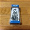 Universal Studios Japan (USJ) Portachiavi orologio da tasca USJ Back to the Future logo DeLorean edizione l...