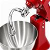 Owowong Gancio impastatore a spirale in acciaio inox per planetaria, 4,7 L | La forma a spirale lavora impasti per pane e pizza in modo uniforme; l'acciaio inox offre durata e facile pulizia.