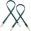 JMZLLRX 2 Pz Manici per Borsa in PU Regolabili, Verde Scuro Cinghia Spalla di Ricambio per Borse in Pelle, Accessori per la Realizzazione di Borse a Mano Fai Da Te