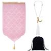 BENECREAT Tappeto Da Preghiera Musulmano Da 110x66cm, Tappetino Da Preghiera In Morbida Schiuma Memory con Rosario Tasbih per La Pratica Religiosa Portatile, Roso