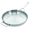 DEMEYERE Padella acciaio inox Essential 5, compatibile con tutti i fornelli e piastre induzione. Efficienza energetica, rapida conduzione di calore, garanzia 30 anni - Ø 32 cm