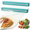 Feirdhoo Dispenser magnetico per pellicola salvafreschezza, 2 dispenser di pellicola salvafreschezza con taglierina, organizer da cucina, dispenser in foglio di alluminio e pellicola salvafreschezza per cucina
