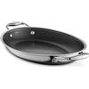 HexClad Teglia ovale Hybrid 23 x 32 cm, lavabile in lavastoviglie, adatta al forno fino a 480 °C, compatibile con tutti i piani cottura