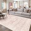 PureCozy Tappeto Salotto 120x170cm Rosa Antiscivolo | Lavabile in Lavatrice, Tappeti, Vintage, Carpet, Camera da Letto, Soggiorno, Ufficio, Grande, Carpets, Pelo Corto, Rug