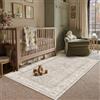 PureCozy Vintage Beige Tappeto Salotto 140x200cm Grande