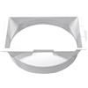 Autilyshop Connettore per tubo flessibile portatile per condizionatore d'aria, adattatore quadrato per tubo di scarico in ABS, 150 mm, diametro 15 cm, installazione senza attrezzi per unità CA Chigo KY-Z32B