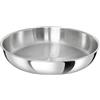 TeCuisine - Padella in acciaio inox 18/10 Triply - 32 cm - Senza Manico | Senza rivestimento e PFAS/PFOA/PTFE, adatto a qualsiasi piano cottura, tra cui induzione, forno a 300 °C, lavastoviglie