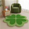 boiszeda Tappeto Petal Tappeto soffice a forma di fiore Morbido a pelo corto Antiscivolo Tappetino per Studio Sala giochi Soggiorno Camera da letto Poltrona