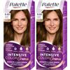 Palette Intensive Color Creme 5-0 Castano Chiaro, Colorazione Permanente, Formula Protettiva durante & dopo la colorazione, Instensità a lunga durata, 100% Copertura dei Capelli Bianchi