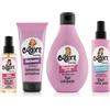 Adorn Set con Shampoo 250 ml, Balsamo 200 ml, Leave in 150 ml, Olio 100 ml | Set completo capelli lisci, Effetto lisciante e anti-crespo, Azione districante e nutriente, Luminosità, Morbidezza