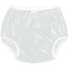 Haian Confezione da 3 mutandine in plastica per incontinenza adulta (3XL, bianco trasparente)