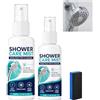 Sovtay Fast-Acting Shower Limescale Remover Spray, Shower Care Mist (100ml+50ml) | Fast-Acting Limescale Remover Spray, Dissolves Hard Water Stains & Mineral Buildup, Multi-Surface Shower & Tile Cleaner