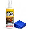 Jeeeun Kitchen Degreaser Spray, Grill Degreaser for BBQ Grates, Oven, Air Fryer and Greasy Kitchen Surfaces (1pcs)