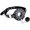 BDSMJOY Bavaglio con copertura, gag ball con cinghie regolabili, BDSM fetish duro, schiava giocattolo erotico bondage set per donne e uomini