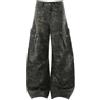 Generisch Baggy Jeans da uomo mimetico pantaloni cargo con tasche multiple Y2K vintage jeans gamba larga jeans flared jeans Loose Fit Denim pantaloni da lavoro casual streetwear