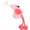 Parliky Portachiavi Labrador Fenicottero in Peluche Rosa per Zaini Donna | Peluche Fenicottero, Pendente per Borsa, Cotone Pp, Stile Cartoon, Pratico per Chiavi, Regalo Primaverile Stile Casuale