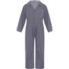 YiZYiF Tuta Intera da Lavoro in Cotone per Bambini Fascia Elastica Tuta Protettiva Costume per Ragazzi Pilota Salopette Tutina Completo Operaio Meccanico Zip 6-16 Anni