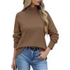 heekpek Maglione Collo Alto Donna Elegante Invernale Maglia Manica Lunga Caldo Maglione Oversize Dolcevita Maglioni Invernali Pullover Sweater Donna