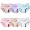 Domee Mutande Senza Cuciture Intimo Slip Adolescenti Bambina Ragazze Pacco da 6 Gioventù Colorata 14-16 Anni (Dimensione del Produttore XL)